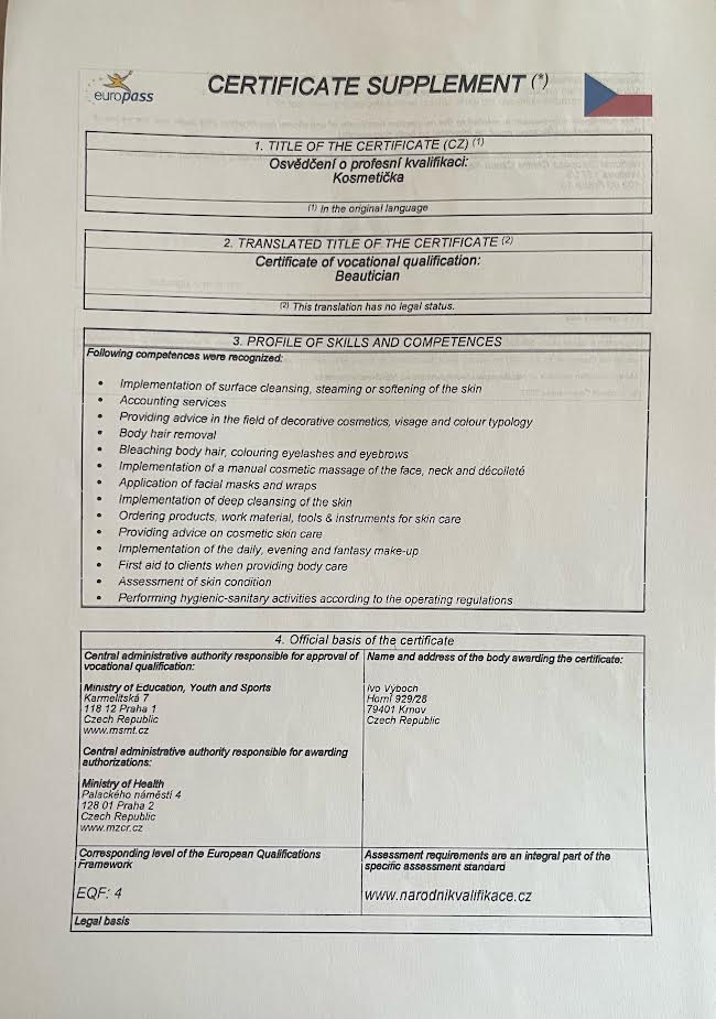 mezinarodn certifikace kosmetika